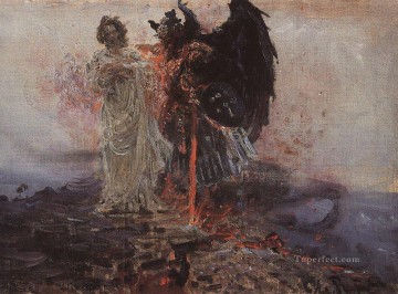 イリヤ・レーピン Painting - フォロー・ミー・サタン 1895 イリヤ・レーピン